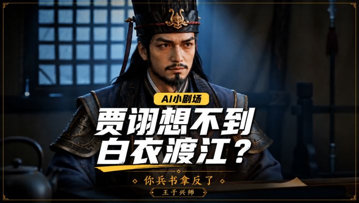 毒士贾诩,为何想不出白衣渡江?截图