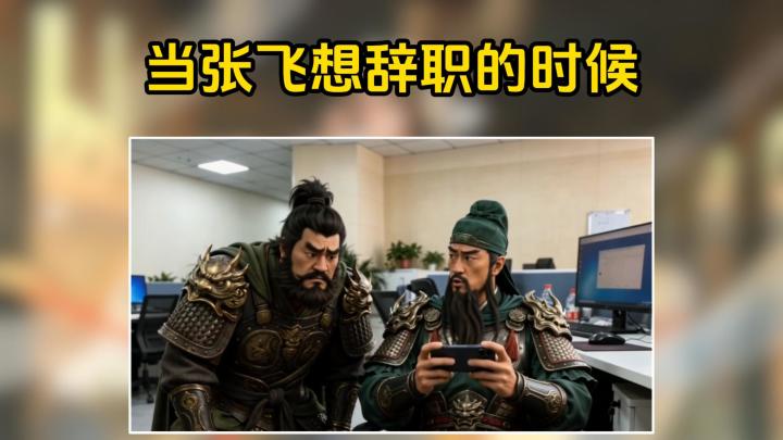 当张飞不想上班的时候截图