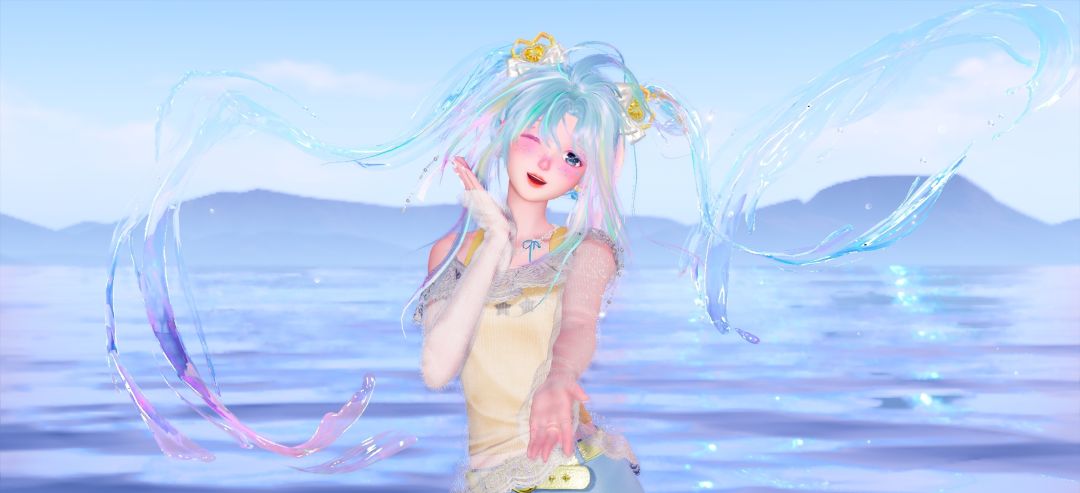 水花头发好美丽 11