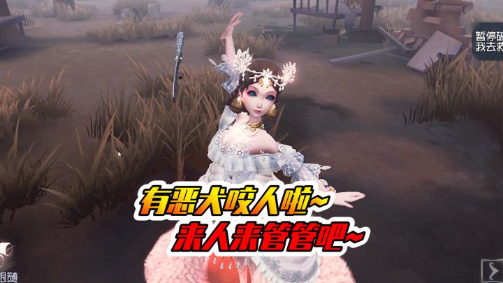 第五人格：放狗咬人可还行？这个祭司太烦啦！截图