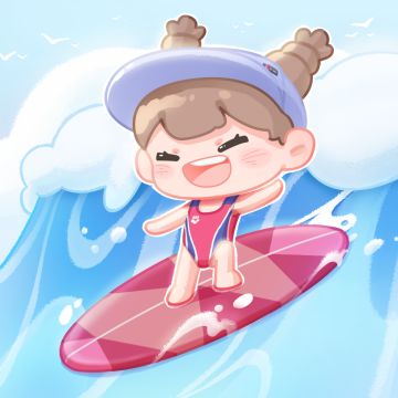 房东头像丨🌊夏日冲浪季！情侣头像来袭