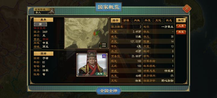读了个存档,商国要打我截图