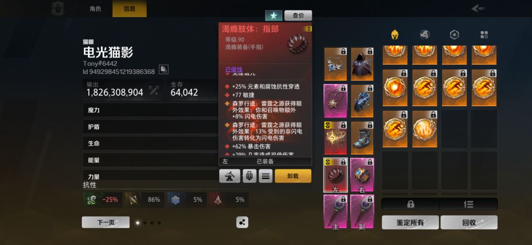 花费近100万火打造的装备 2