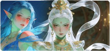 甲木和光参天立 女神拈花度年华