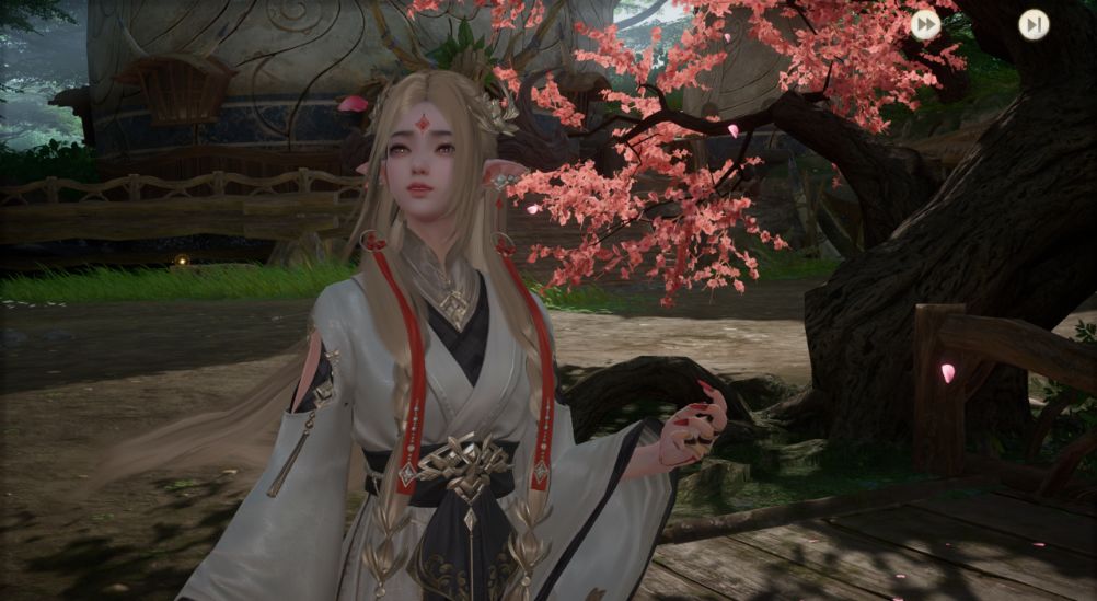 游戏里的婆婆出场也太美了 2
