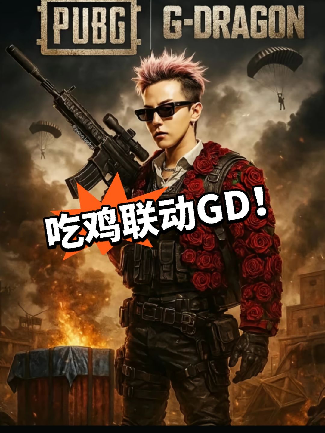 大的来了! 吃鸡联动国际巨星! 1