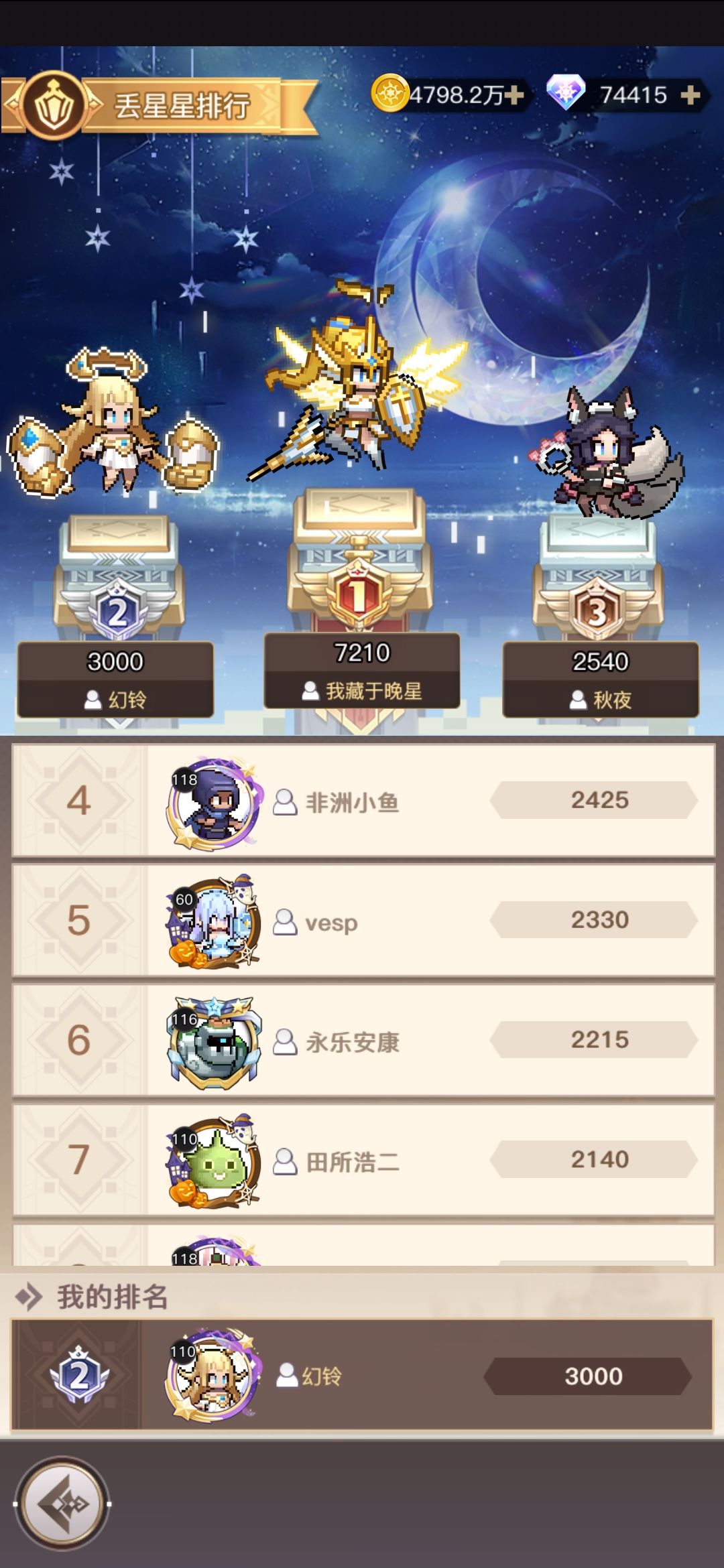 这是我们丢星星的榜一 1