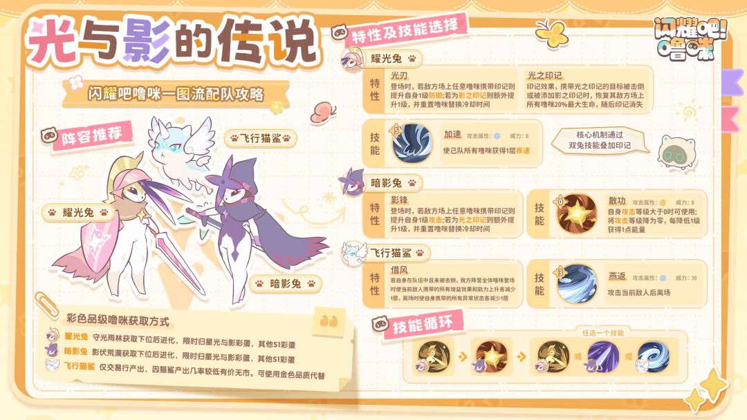 光与影的传说!双兔阵容攻略讲解 1