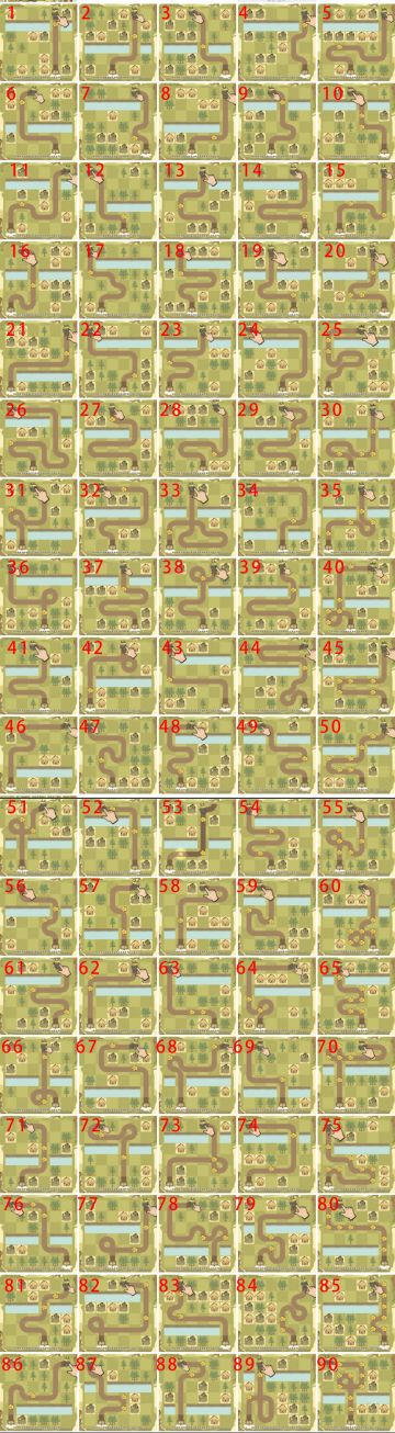 山精寻路摆法来了~（已更新1-100关）