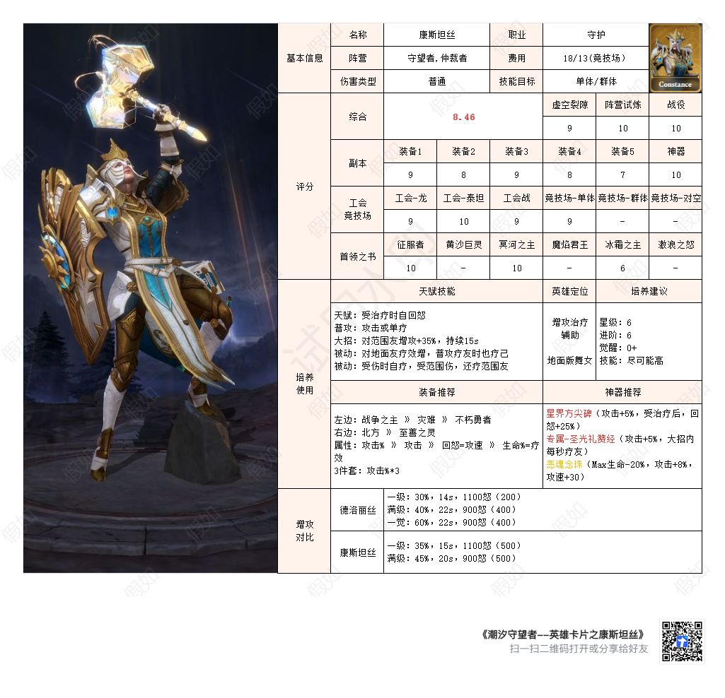 英雄卡片之康斯坦丝截图