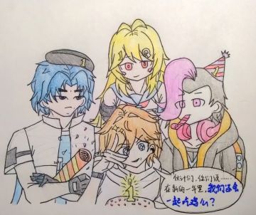 小小地庆祝一下自己画的同人漫画连载一周年（？）