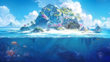 【版本前瞻】海神岛版本来啦！一起穿越海神之光，享家园乐趣！