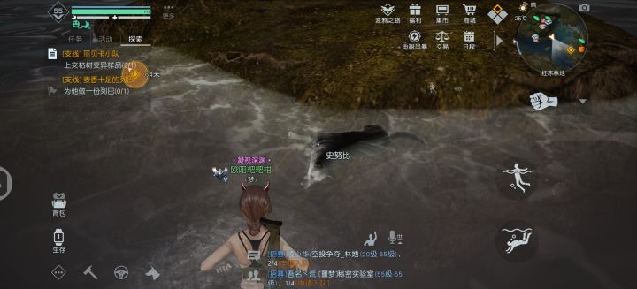 远处一看以为我狗淹死了。截图