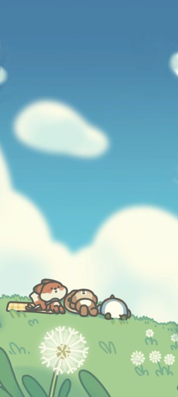 蒲公英土坡壁纸