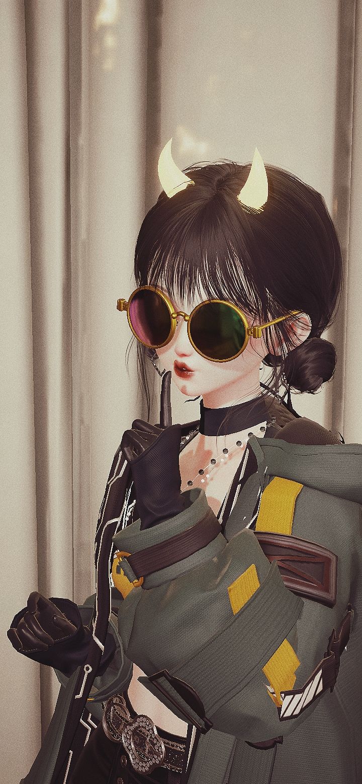 黄绿搭配~酷girl 1