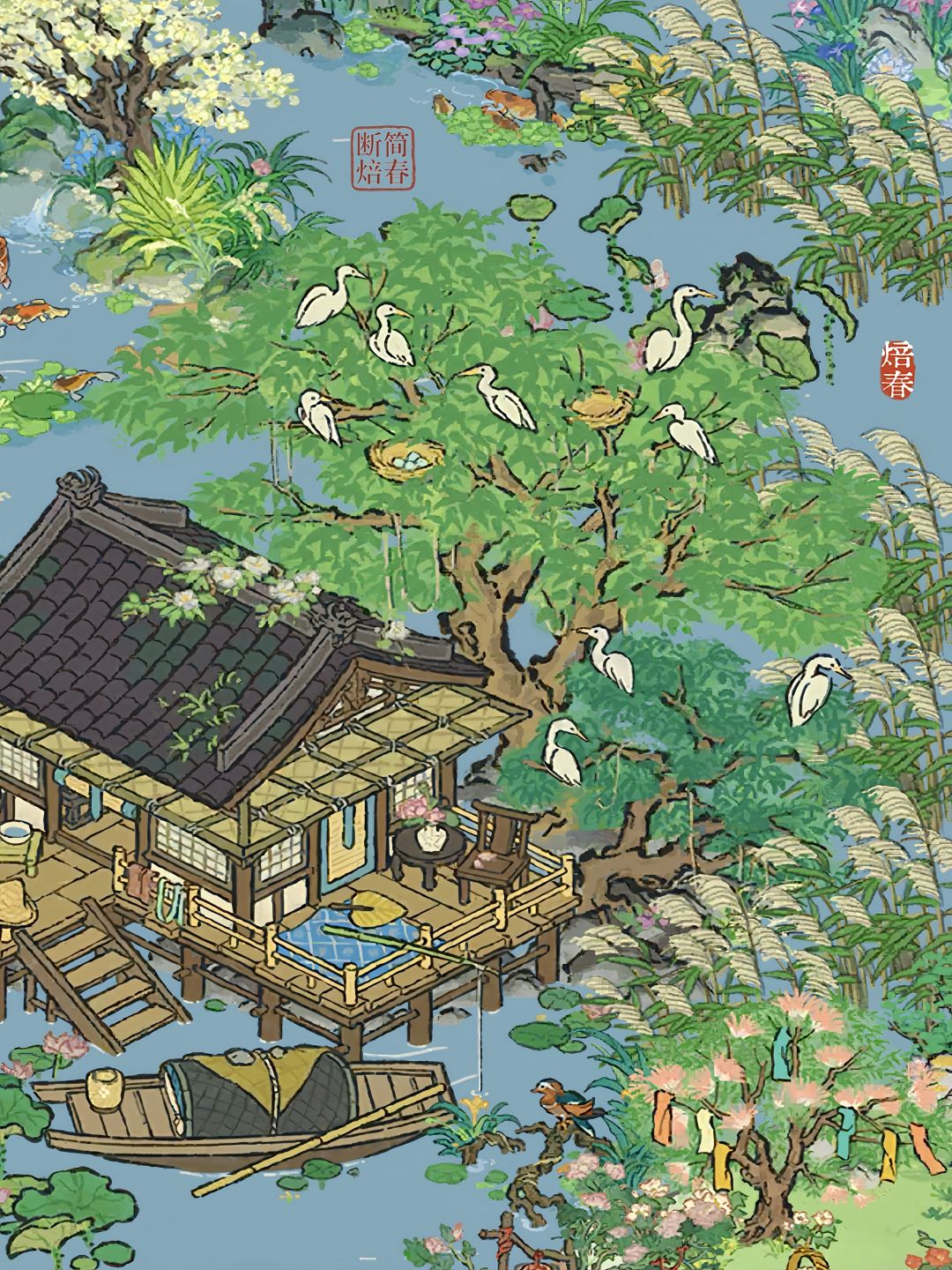 白鹭与芦苇 3