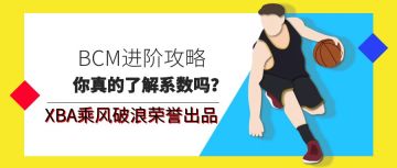 BCM进阶攻略——你真的了解系数吗？
