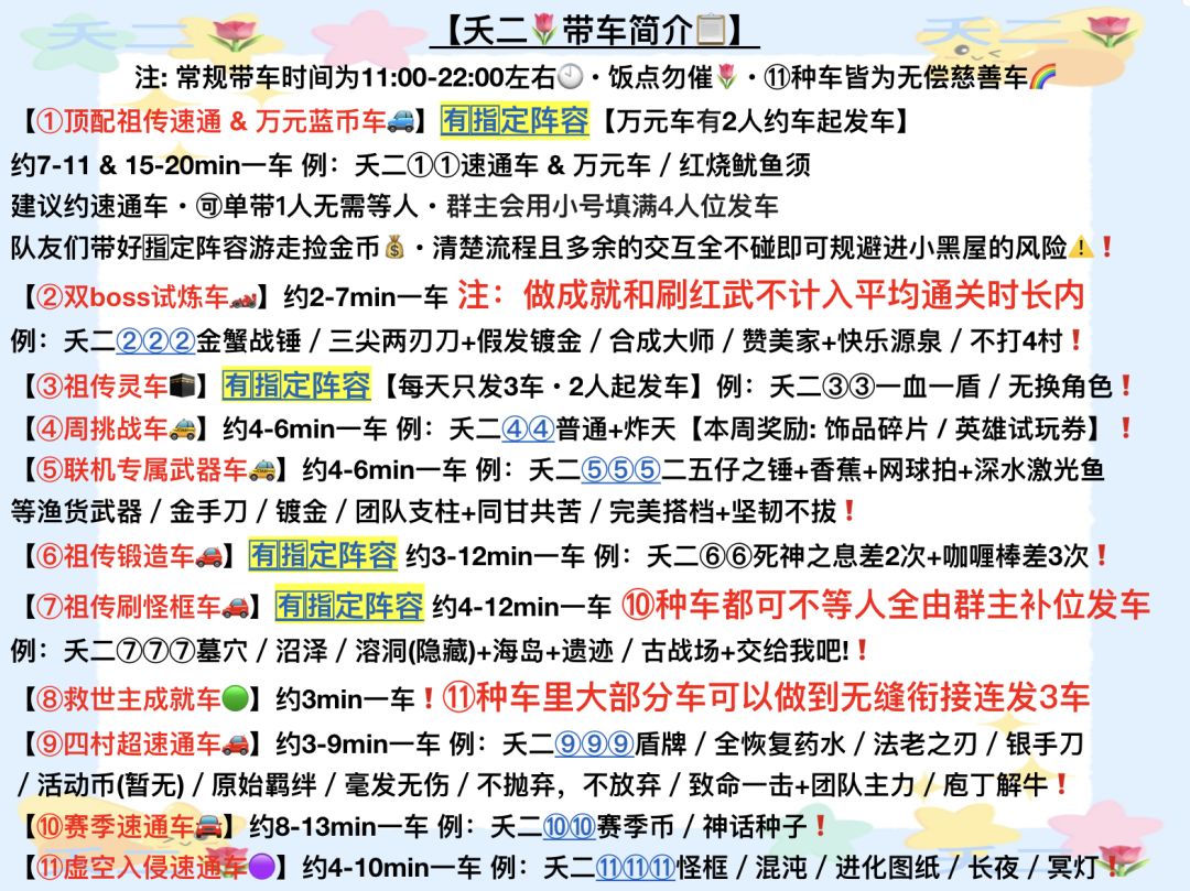 6月28日 带车明细 2