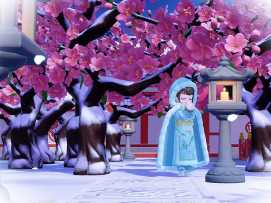 你看，下雪了！来和嬛嬛一起许愿吧——