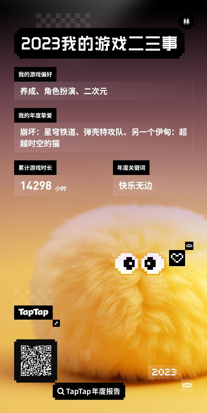自己都没意识到自己玩了这么久游戏Σ(っ 9