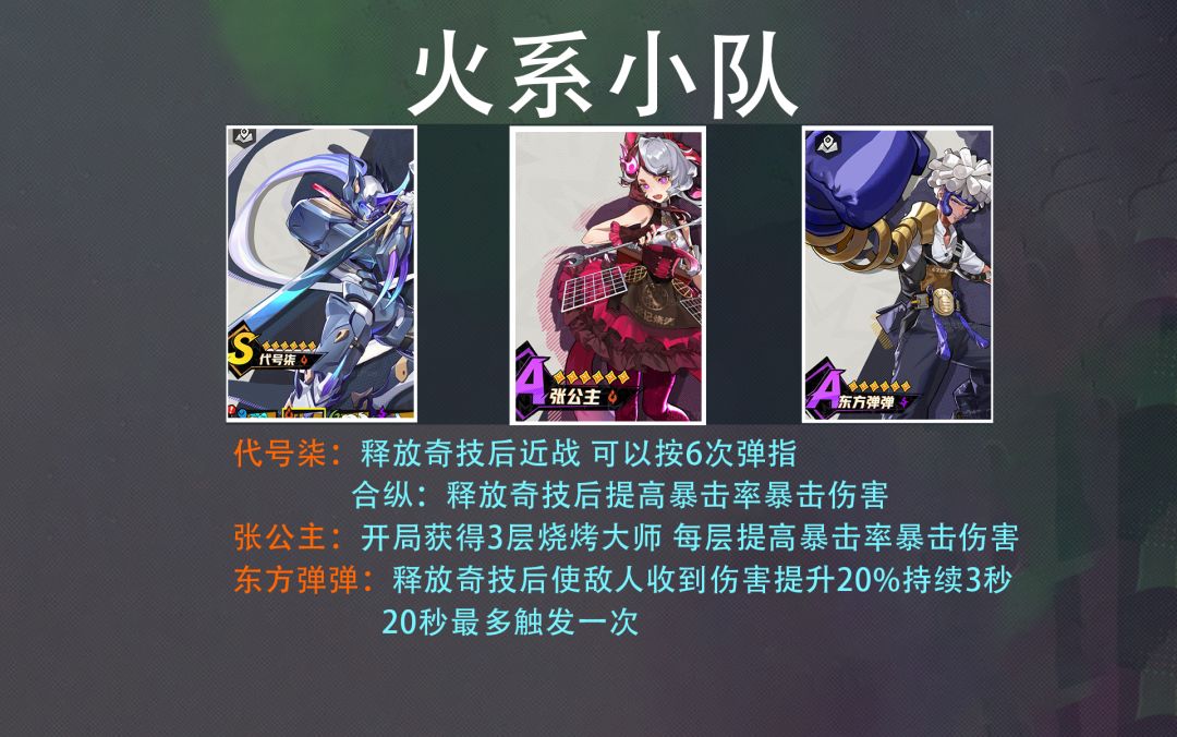 新手池四系主C前期超强搭配攻略！ 2