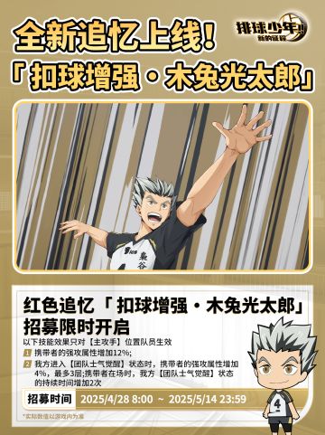 4月28日UR球员复刻丨「木兔光太郎（WS）」