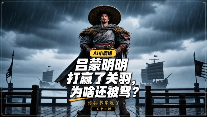 吕蒙明明打赢了关羽,为啥还被骂?截图