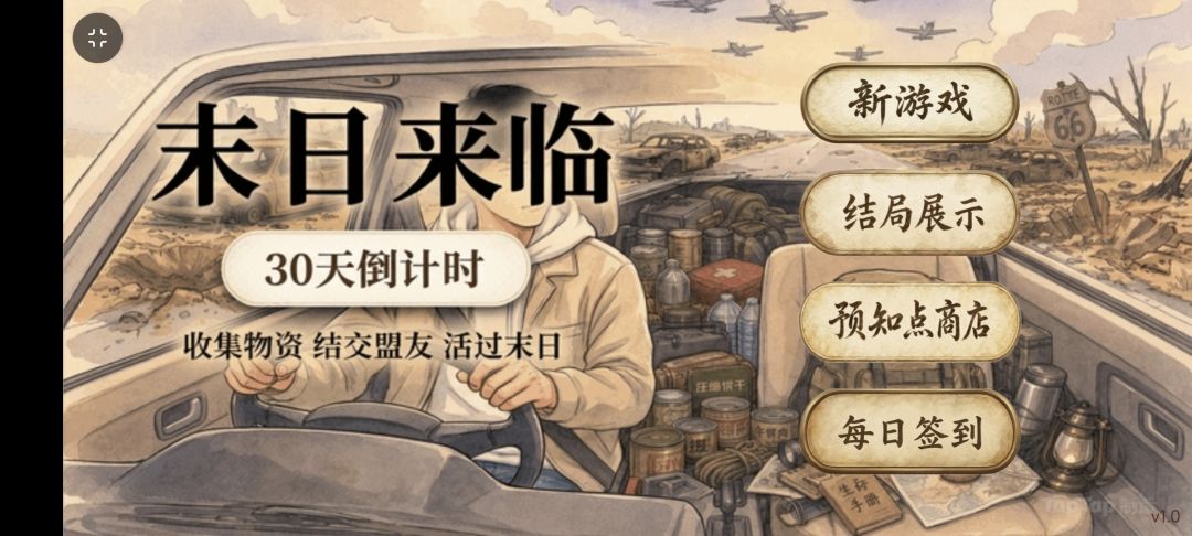 【游戏上新】末日来临:30天倒计时 1