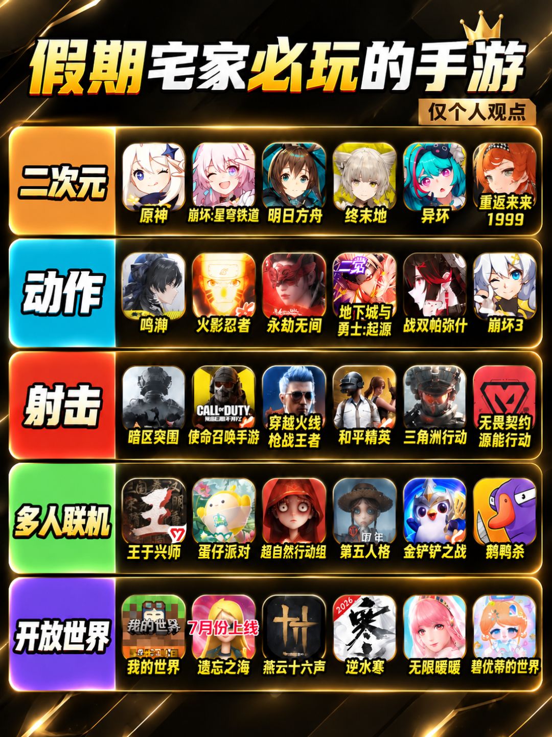 适合假期宅家玩的游戏 2