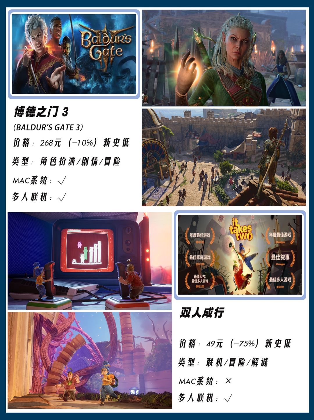 Steam冬促‼️爆肝整理12款热门史低游戏 2