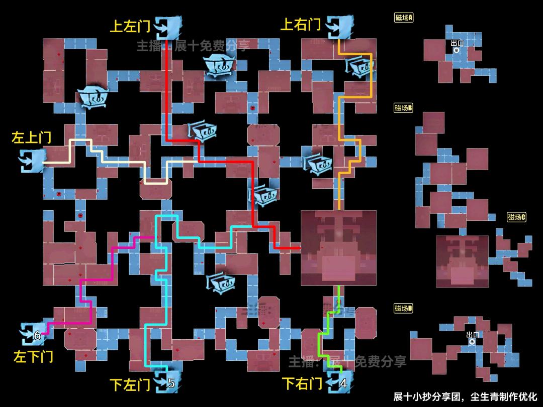 秦陵龙宫六队新地图小抄(4.18更新) 2
