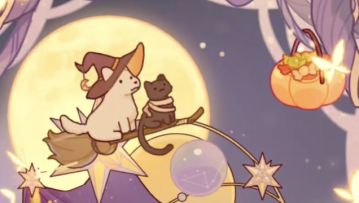 🎃咦？什么骑着扫把飞过去了？