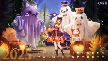 《无限暖暖》「2025年11月月历」分享