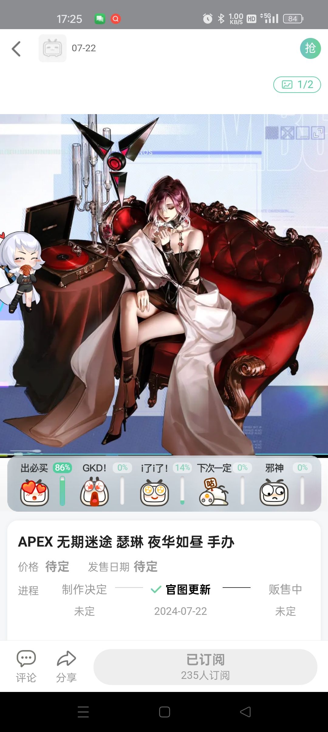 瑟琳的手办还有戏吗 1