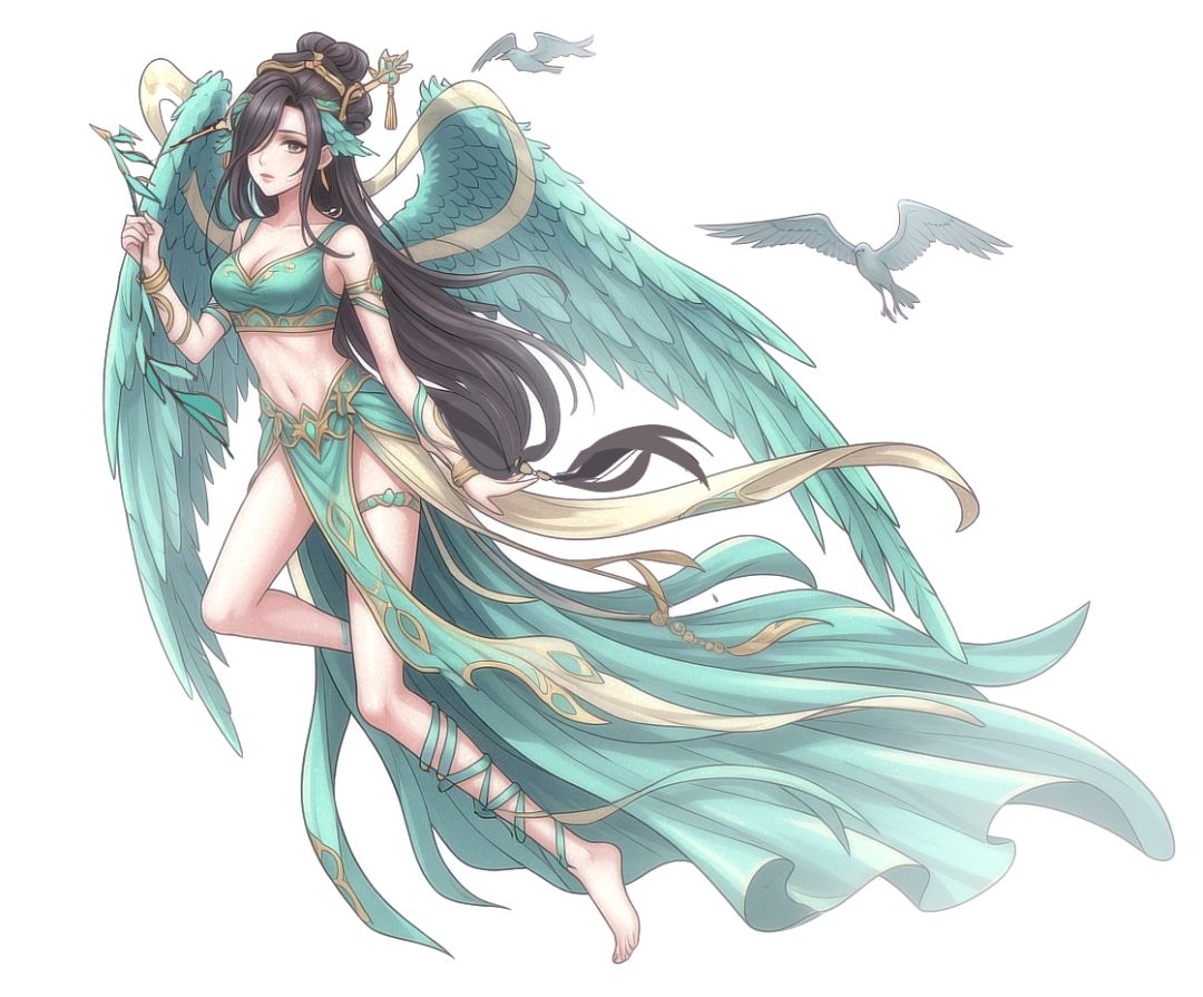 【幻灵设计大赛】山海经-青鸟 1
