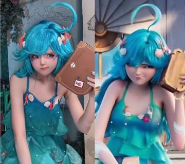 同样是COS朵莉亚，陈卓璇的作品，竟然没有小柔的还原，玩家惊了