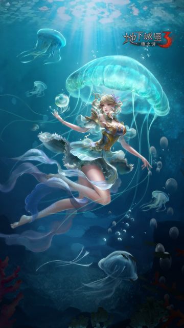 地堡壁纸精选：完蛋！我也被美女包围了！