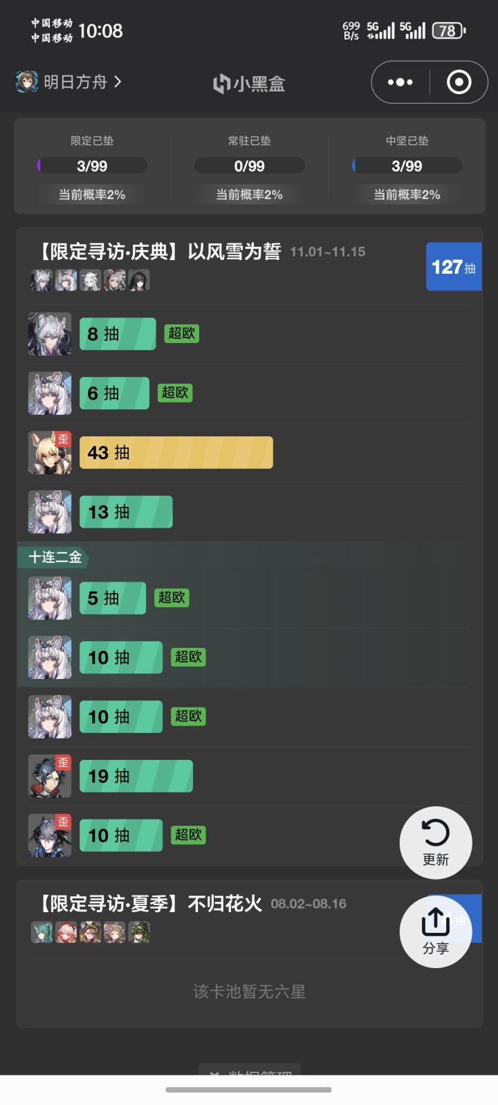 终于等到你~😭截图