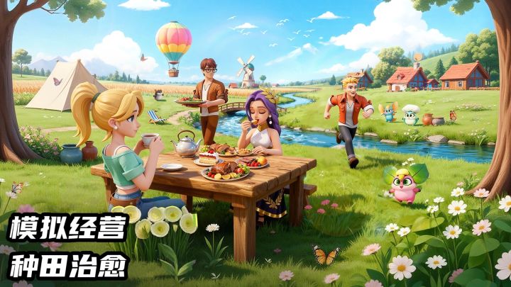 模拟经营,种田治愈,体验奇幻的卡通冒险截图