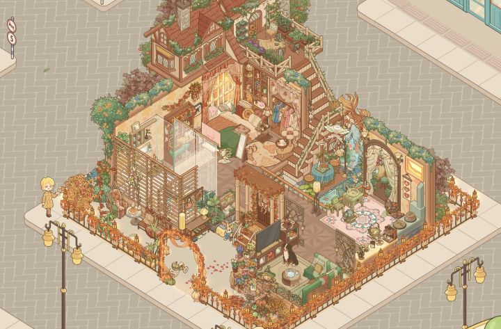 秋天的第一套小屋(有赞必回)#枫庭乡舍创意屋截图