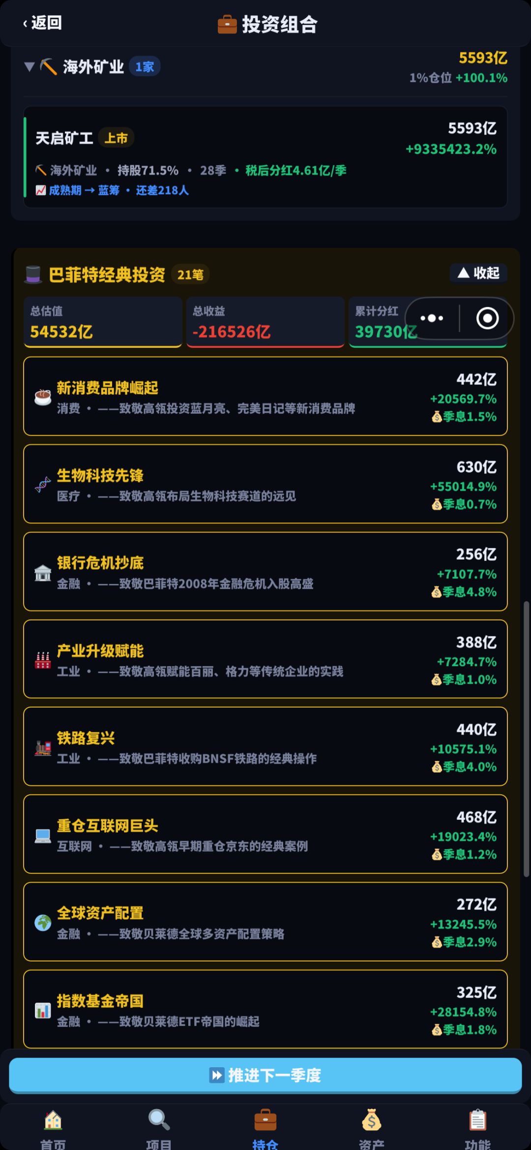 价值投资事件 2