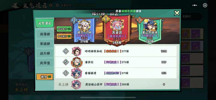 排名奖励大幅下降截图