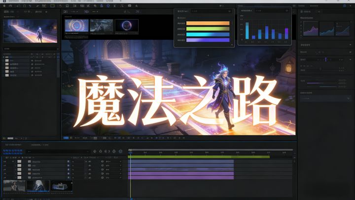 我的魔法之路 创作分享，聊聊我做《魔法之路》视频截图