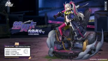 《高能手办团》全新重装手办萝贝卡完成涂装