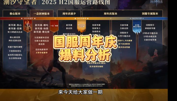 国服周年庆爆料分析截图