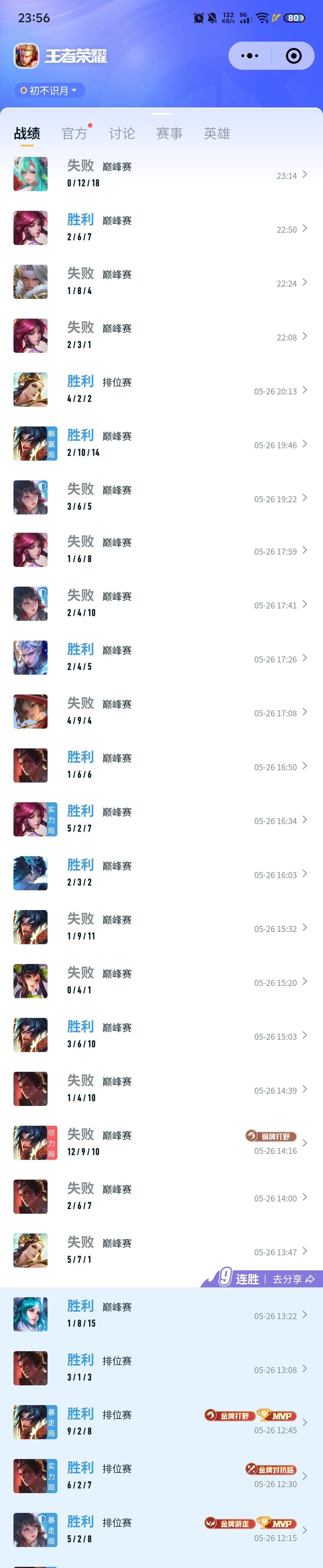巅峰赛打自闭了 1