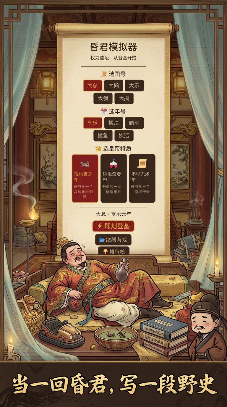 创作资源申请—《昏君模拟器:权力整活》 3
