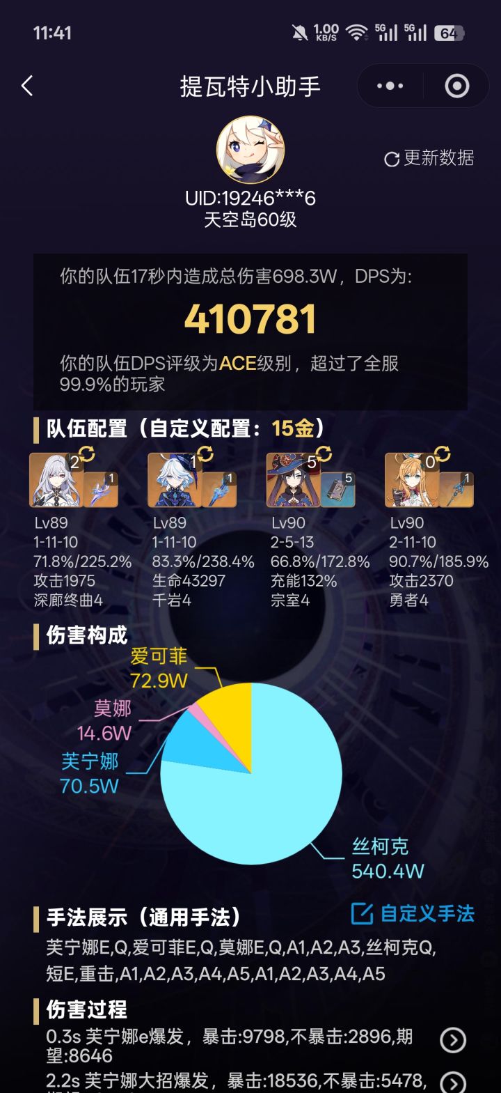 大佬们的冰水战舰是怎么带圣遗物的啊?截图