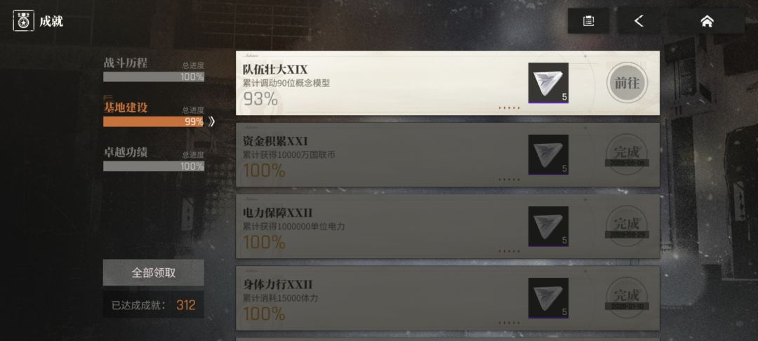 全成就达成 2