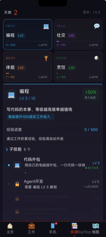 美式斩杀线模拟游戏,100美元重新开始人生 3